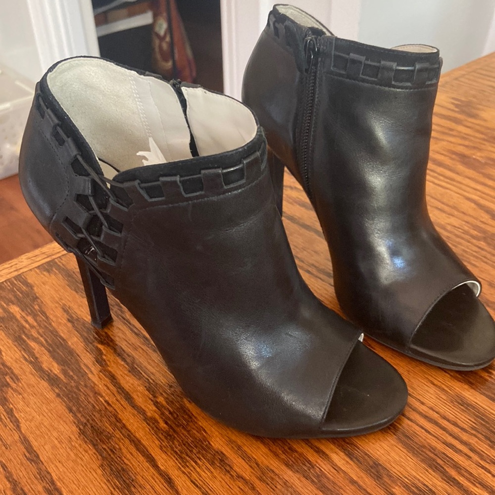 cole haan black boot heels